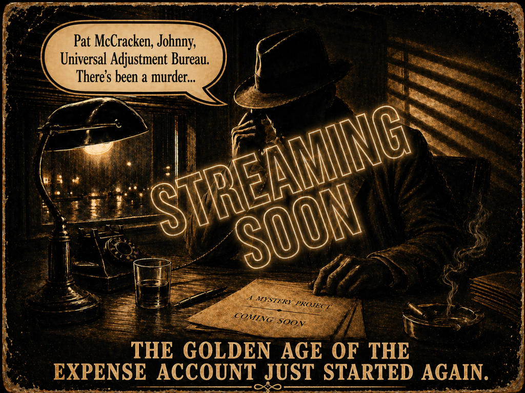 Mystery project coming soon promotional artwork